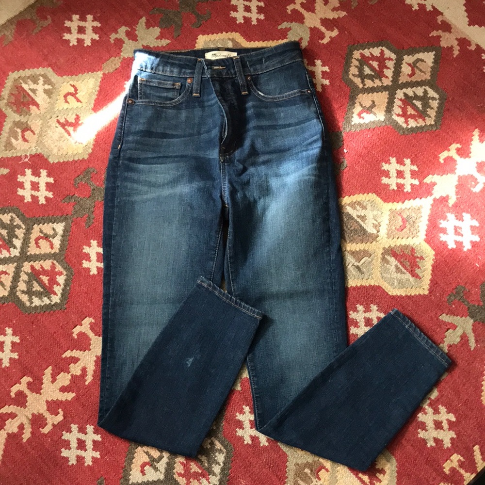 Madewell Curvy High-Rise Skinny Jeans Moreaux Wash